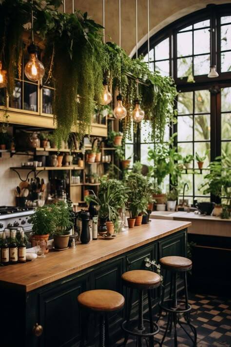 A lush apothecary filled with herbs and remedies, representing Lily's empire in the Louisiana bayou
